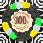Resorts International  100 Ncv Atlantic City  New Jersey Poker Casino Chip V323