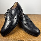 Alden 924 Black Calfskin Norwegian Front Blucher On Barrie Last Mens 9 5c e Vguc