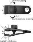 Tarp Clips Heavy Duty Lock Grip 20 Pcs   Tarpaulin Clips And Clamps For Tents  A