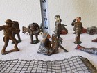 Lot Large Vintage Barclay Manoil Lead Toy Military Soldiers Tank Cannon Machine