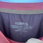 Kerrits Kwickwarm Long Sleeve Top Womens L Red Striped Equestrian Base Layer