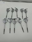 Lot Of 10 Vintage Ludwig 60 s 70 s Bass Drum T Rods Claws Chrome