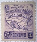 Travelstamps  1896 Nicaragua Stamps Sc 81 Mint  Og  Hinged  Map Of Nicaragua