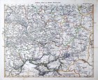 1845 Stieler Map Ukraine Poland Crimea Kiev Odessa Sevastopol Black Sea Russia