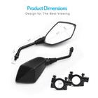 Motorcycle 7 8  Rear View Side Mirrors Handle Bar End For Honda Yamaha Kawasaki