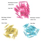 500  200pcs Waterproof Heat Shrink Butt Wire Connectors Seal Crimp Terminals Lot