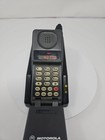 Vintage Motorola Flip Phone Digital Personal Communicator W  Charger   Dock Read
