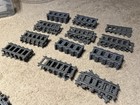 Huge Lego Train Track Lot  Straight   Turns  Turnouts  Loco Motor   Hub  Tested