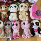 Ty 32 Beanie Boos Plush Lot Assorted Animals Styles With Names Beanbag Preowned