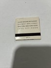 Jackie Mason   s Restaurant 224 West 49th Street New York City Vintage Matchbook