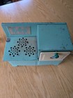 Vintage 1930s Child s Metal Toy Stove Oven Metal Ware       Still Works  