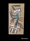 Set Of 2 Navajo Sand Art Painting On Boards Pictures Signed  rainbow 