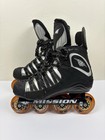 Roller Blades Mission Dna D4 Hockey Inline Skates Men   s Size 8d Road Street