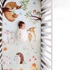 Rookie Humans 100 Cotton Sateen Fitted Crib Sheet Enchanted Forest  Modern