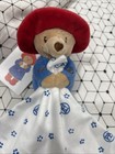 Paddington Bear For Baby 9x9blanket Toy Nwt