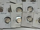 Newfoundland 1940-1945  925 Silver 5 Cent Nickel Coin One From Shown Lot