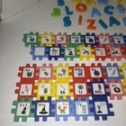 Lot Puzzle Connectors Letters Learning Toy Abc   s Alphabet Educational Kit Magnet