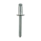 Pop Rivets 1 4  X 1 4  Aluminum Body Steel Mandrel Dome Head Blind Qty 10