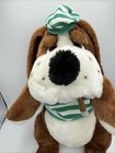 Vintage St  Bernard Jail Dog Smoking - Plush Stuffed Animal 20   