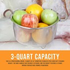 U s  Kitchen Supply Stainless Steel 3 Quart Mesh Net Strainer Basket W  Handles