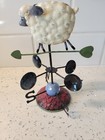 Whimsical Little Farmhouse Folk Art Sheep Weather Vane