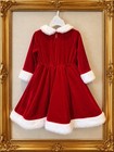 Christmas Santa Dress Little Girl Size 5t New With Tags