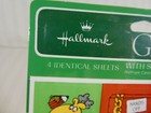 New Sealed Vintage 70s 80s Hallmark Christmas Stickers Gift Seals 4    Sheets S1