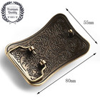 Vintage Brass Belt Buckle Metal Zinc Alloy Vintage Retro Cowboy Western Premium