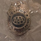 1950s 60s Aaa School Safety Patrol Badges Lot Of 5 - Captain Lieutenant Sergeant