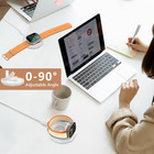 Foldable Magnetic Fast Charging Dock For Apple Watch  Wireless With Cable