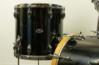 1970s Slingerland  bop  Black Chrome Drum Set 14x18 8x12 And 14x14