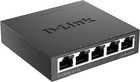 D-link Ethernet Switch  5 Port Gigabit Unmanaged Metal Desktop Plug And Black 