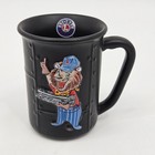 2002 Official Lionel Train Usa Coffee Mug With Raised Logo Black Lion Electric