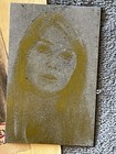 Rare 1973 Movie Star Carol Lynley Poseidon Adventure Newspaper Printing Plate
