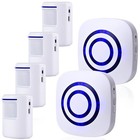 Wireless Motion Sensor Alarm System  Long Range Driveway Alert  4 Detectors  38