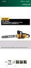 Dewalt Dccs677b 60 V 20  Cordless Chainsaw only Tool 