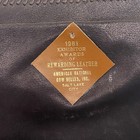 Vintage Hand Tooled Leather Wall Art Big Horn Rams Embossed 16x13 Usa