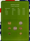 Coin Sets Of All Nations Peru 1985-1988 Unc 5 Intis 1987 1 Inti 1988