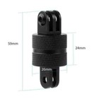 360 Degree Swivel Rotating Aluminium Aolly Tripod Adapter Mount For Gopro Hero