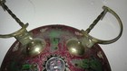 Indian Art Antique Small 12 Inch Swords 6 Inch Shield Brass Metal Decorative