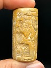 Medieval Intaglio Seal Cylinder Stone Stamp Bead