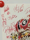 1997 Jack Davis Georgia Bulldogs Print Team Signed Kirby Smart Auto