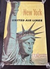 Original Stan Galli United Airlines New York City Liberty Poster 25x40