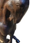 Unique Vintage Bronze metal Wild Horse Statue With Marble Base 7 12 Pounds