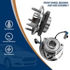 2-pack Front Wheel Bearing And Hub Assembly For 07-09 Chevy Equinox  07-09 Po   