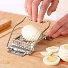 Egg Cutter Stainless Steel Hard Boiled Eggs Slicer For Kitchen Tools