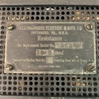 Antique Westinghouse Electric Resistance Module Steampunk Mechanical Decoration