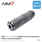 Aim7 Archer Rvv-s Modular Linear Comp Multi 223  30cal  9mm Aluminum Black