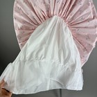 Vtg 90s Daisy Kingdom Pink Rose Floral Off Shoulder Girls Dress Factory Made 12