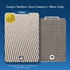 Rug Gripper Pad For Hardwood Floors  Thick Non Slip Rug Pads For Area Rugs  Rug